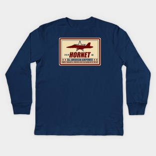 F/A-18 Hornet Kids Long Sleeve T-Shirt